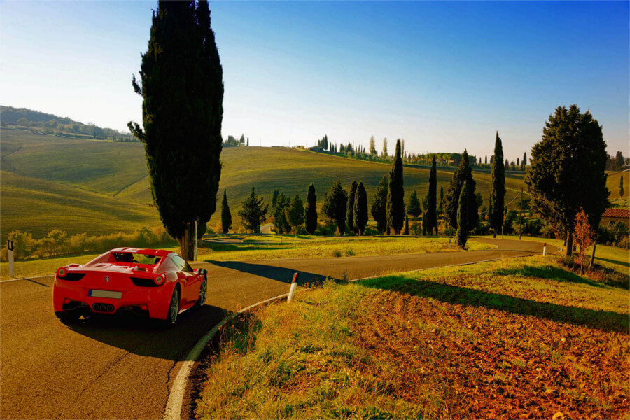 Bespoke Ferrari Tours in Tuscany